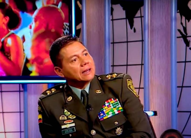 El tercer hombre más importante de la Policía Nacional, el inspector William Rincón.