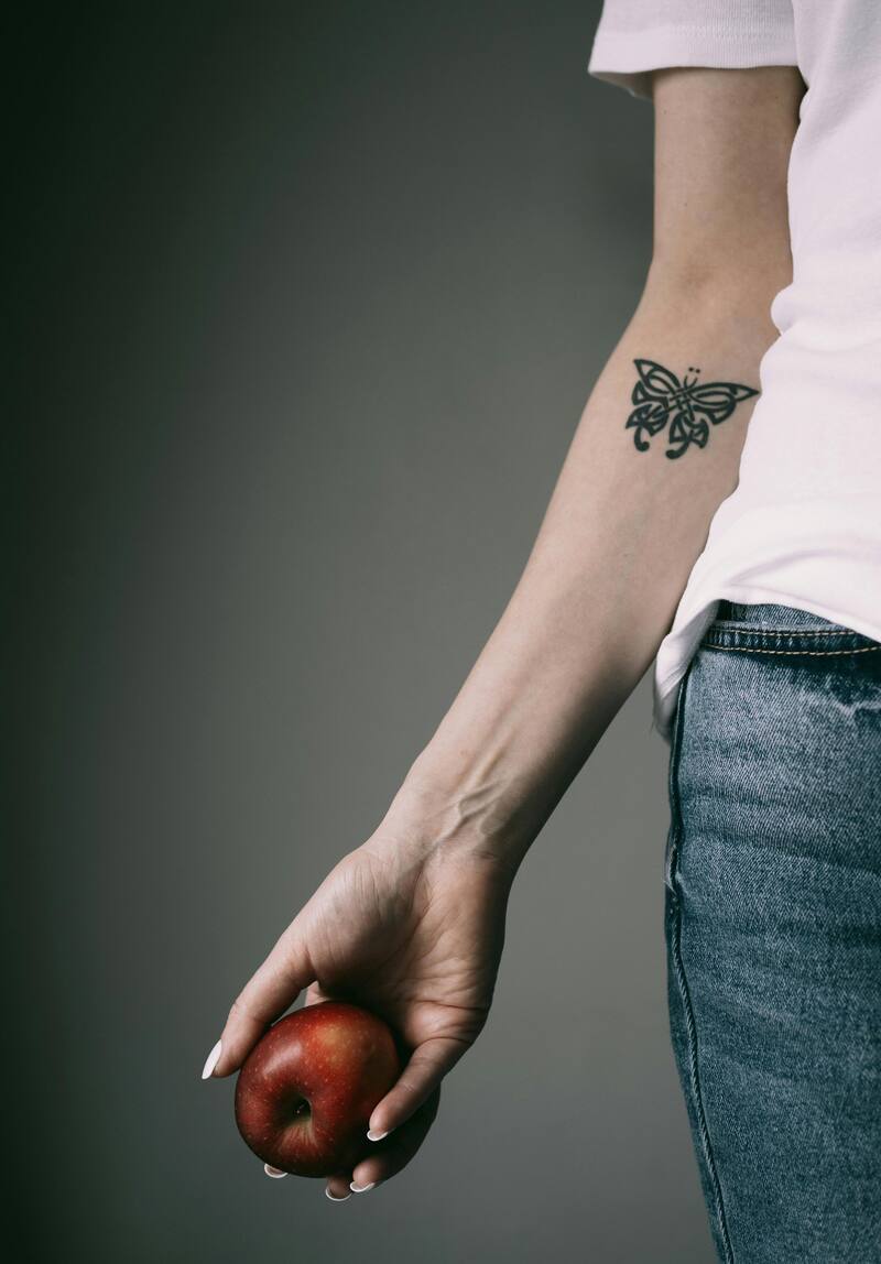 La interpretación de la mariposa en los tatuajes varía según la cultura. (Fuente: Pexels)