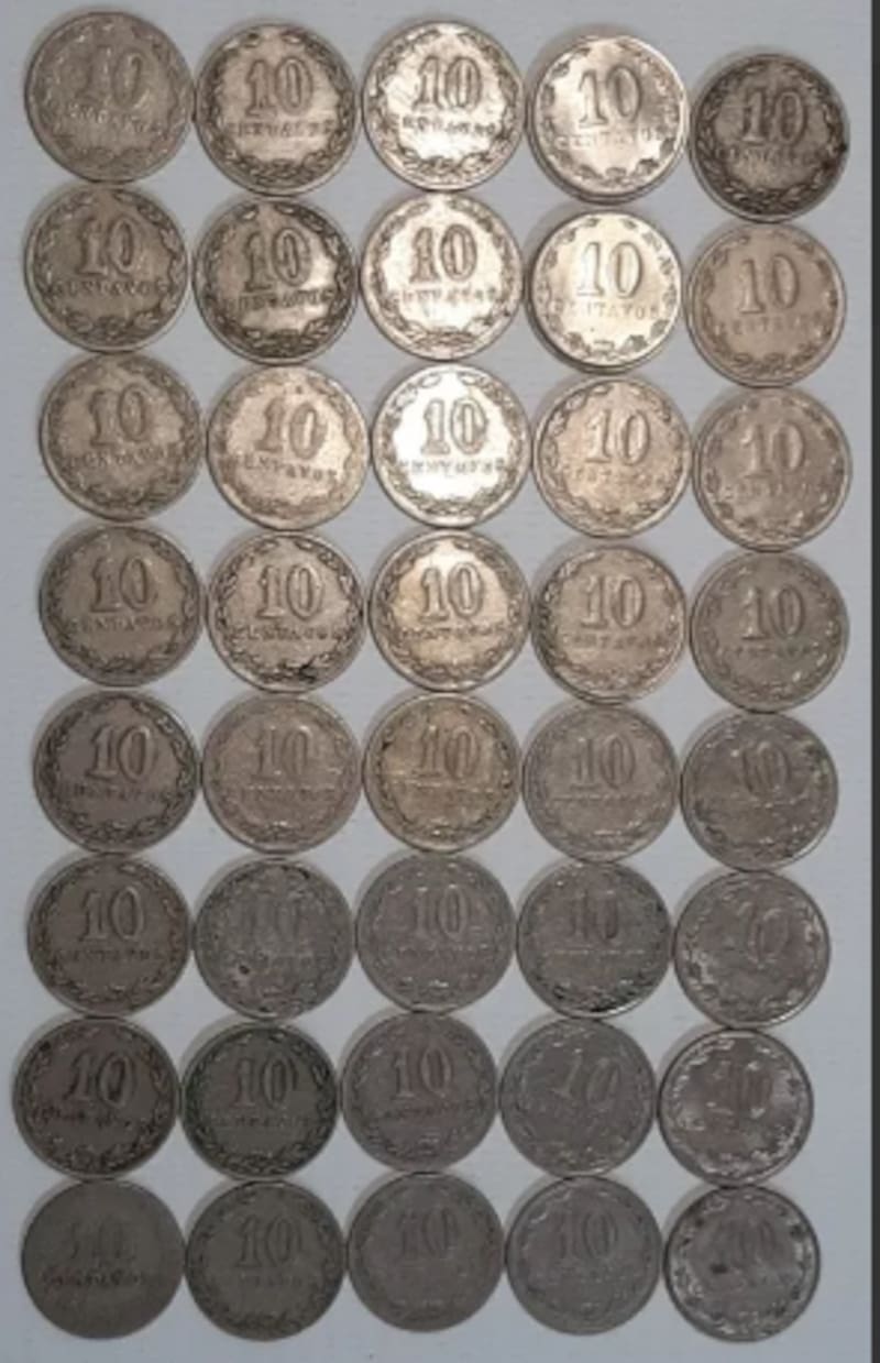 La colección de monedas de 10 centavos de 1896 es uno de los objetos más codiciados por los coleccionistas de numismática. (Foto: Libros y curiosidades)