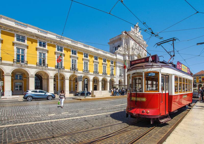 Tranvía de Lisboa, Portugal.