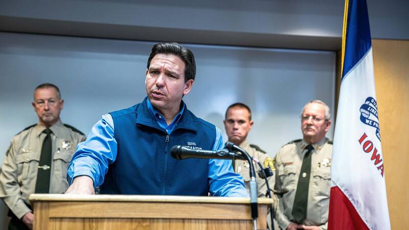 Ron DeSantis, marcó distancia de Donald Trump por tener un gesto relacionado con su esposa.