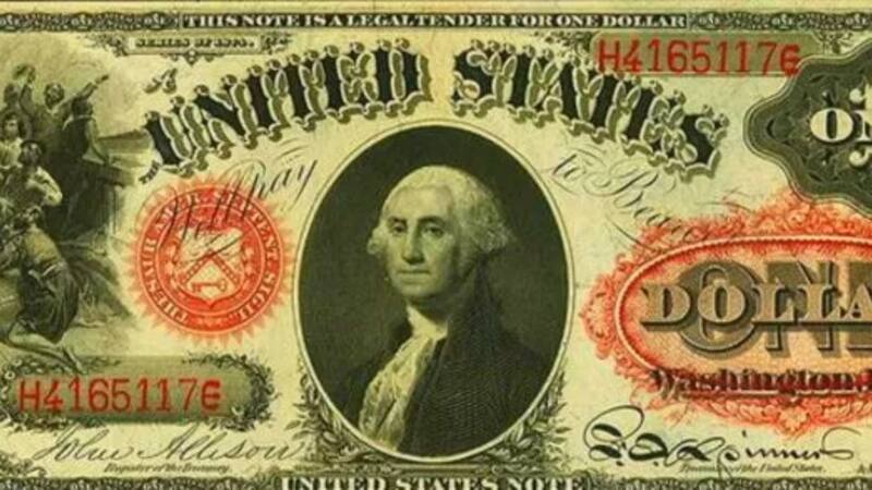 El billete de dólar emitido en Colombia que puede valer hasta USD 10,000. Fuente: Archivo.