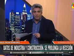 Qué datos desmienten la mejora que ve el Gobierno en industria y construcción, según Maxi Montenegro