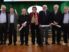 Solanas entregó la máxima distinción del Senado a un grupo de cineastas