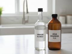 Agua oxigenada con vinagre: por qué recomiendan hacerlo y para qué sirve