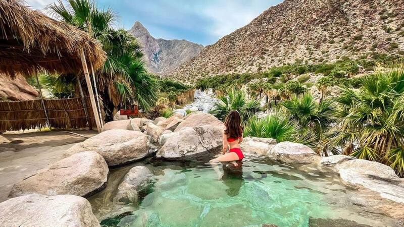 Las aguas termales del Cañón de Guadalupe se traducen en un oasis oculto en el desierto del Estado de Baja California. Foto: Archivo Cronista México.
