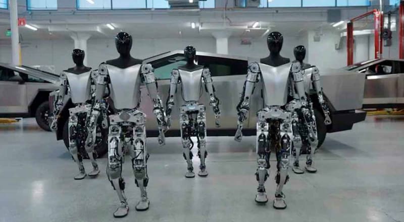 Optimus, el robot humanoide de Elon Musk.