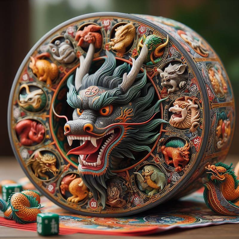 Horóscopo Chino. Fuente: Bing AI.