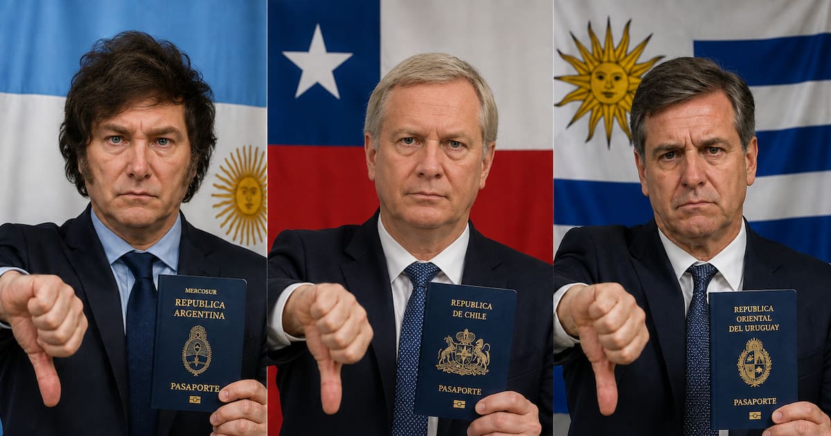 Photo: Cronista Ya es oficial y confirmado Argentina, Chile y Uruguay prohíben el ingreso al país a todos los ciudadanos que posterguen la