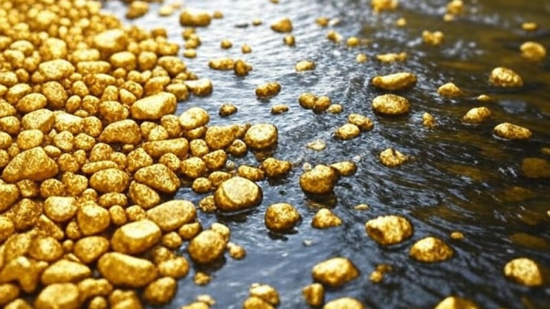 Encuentran un río con toneladas de oro y es de todo un país.