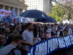 Cómo fue el homenaje a Hebe de Bonafini en Plaza de Mayo
