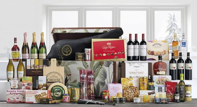 Las cajas navideñas tienen en su interior productos de alta calidad (Foto: El Corte Inglés).