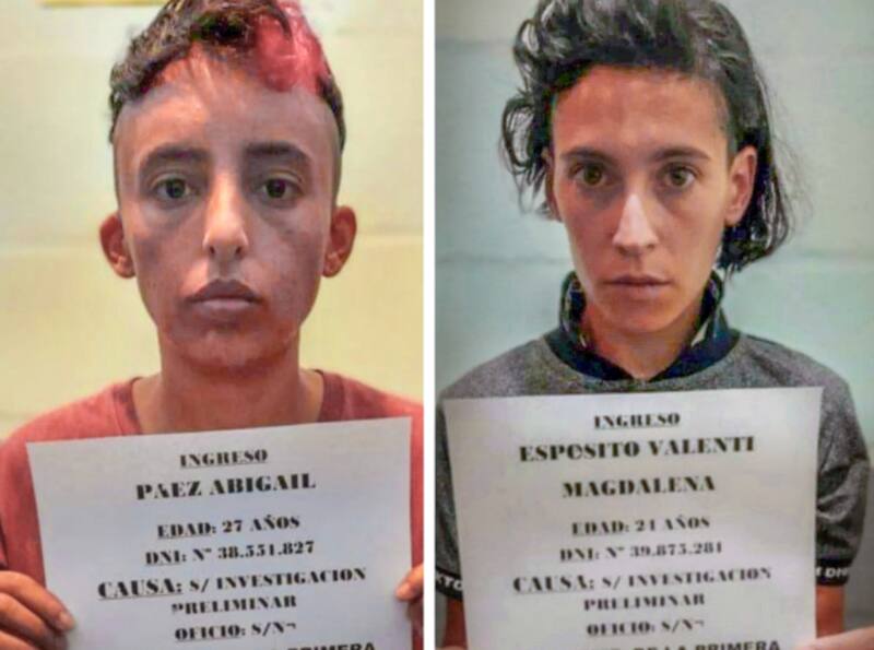 Las condenadas permanecerán en un penal de San Luis.