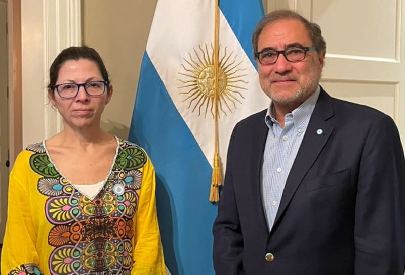 Batakis llegó ayer a Washington DC y cenó con Jorge Argüello en la previa a su reunión con Georgieva