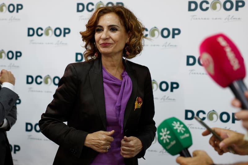 La ministra de Hacienda, María Jesús Montero. Foto: EFE.