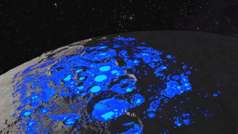 Científicos encontraron agua en la Luna. Fuente: Archivo.