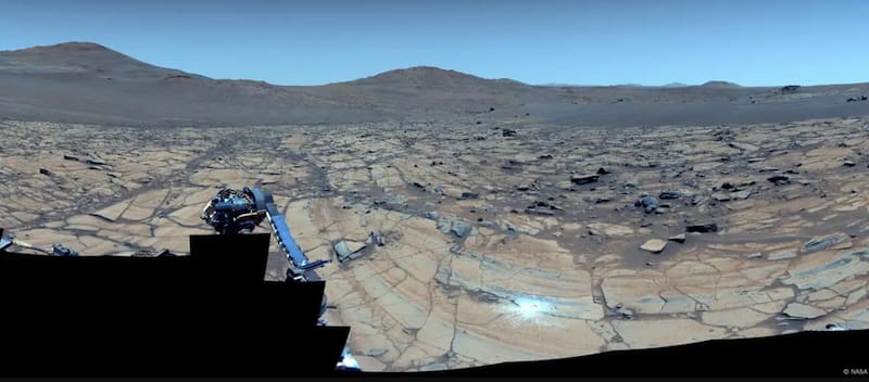 Así luce la imagen más nítida de Marte registrada hasta el momento. Fuente: NASA.