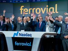 La multinacional española Ferrovial debutó en el NASDAQ con gran éxito