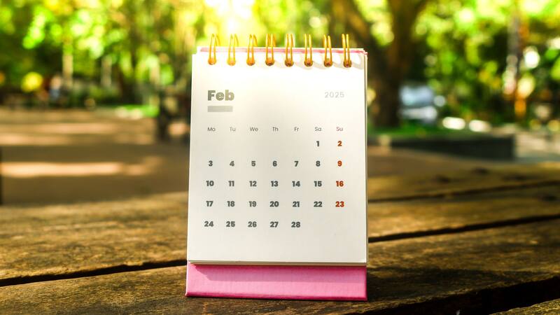 Febrero cerrará con un día festivo, lo cual significará en un fin de semana de cinco días.