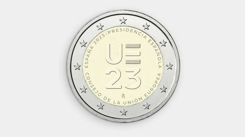 Este es el diseño de la nueva moneda de 2 euros (Fuente: Fábrica Nacional de Moneda y Timbre)
