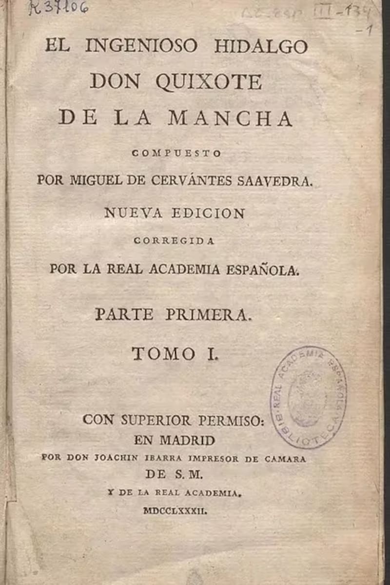 Esta vasta colección incluye tesoros literarios como la primera edición de la primera parte del Don Quijote de 1605. (Imagen: captura de pantalla)