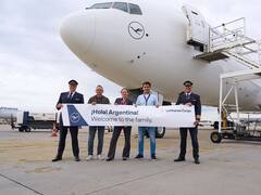 "Hola Argentina", cómo es el nuevo avión de Lufthansa Cargo