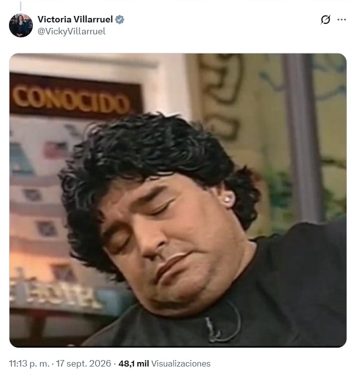 El meme con el que Villarruel respondió de forma irónica a las críticas de Martín Memem.