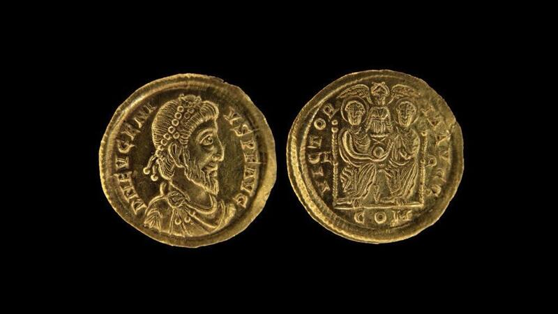 Monedas de oro. Fuente: INRA - Institut National de Recherches Archéologiques.