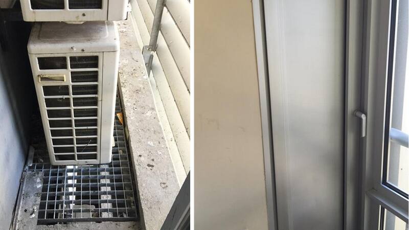 Las fotos que circularon del espacio adjunto al departamento de Nisman