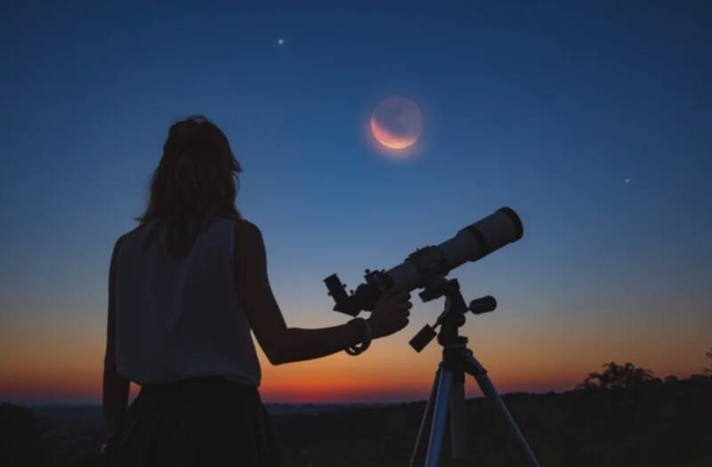 Con el telescopio se podrán observar planetas como Mercurio, Venus y Saturno durante el eclipse más largo del mundo. (Fuente: Noticias Argentinas).
