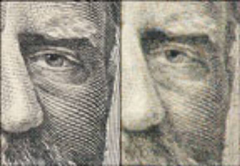 Dólar original // Dólar falso