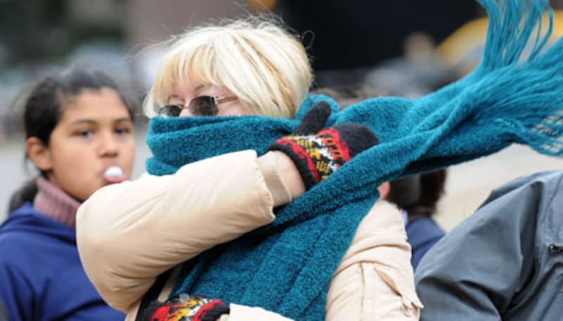 Según el SMN, dichas temperaturas a lo largo de la semana oscilarán entre 5 y 7 grados.