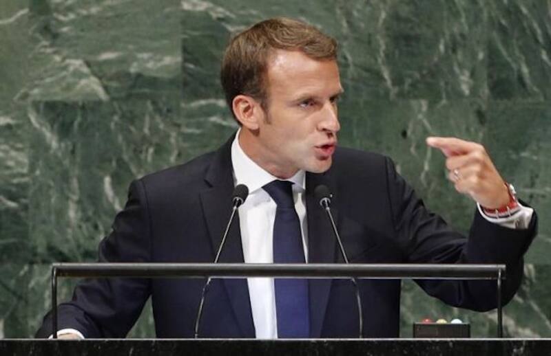 Presidente de Francia, Emmanuel Macron.