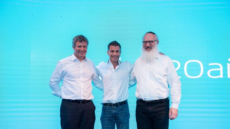 Alejandro Elsztain (CEO de Cresud y vicepresidente de fyo), Alejandro Larosa (CEO de fyo) y Eduardo Elsztain (presidente de IRSA, Cresud y fyo).