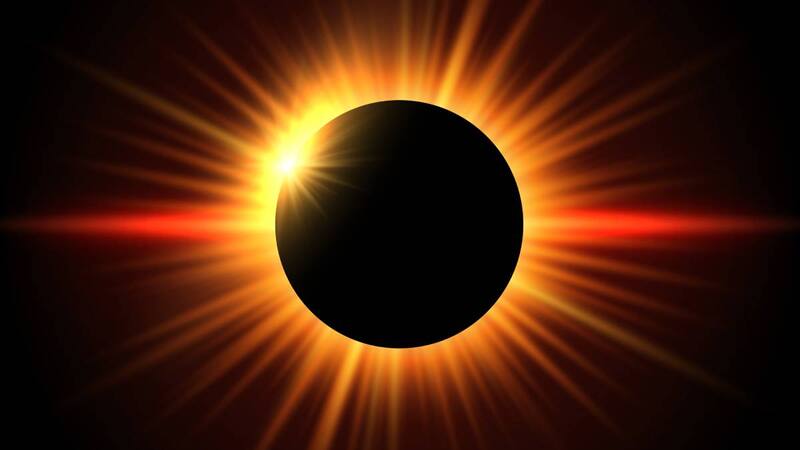 Eclipse solar. Fuente: Archivo.