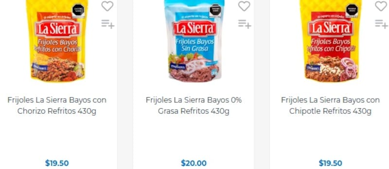 Con un costo de alrededor de 20 pesos, estos frijoles refritos ofrecen una opción nutritiva y accesible para los consumidores en México. Fuente: chedraui.com.mx
