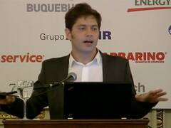 “Pensamos seguir haciendo lo mismo , dijo Kicillof en su “cena show al mediodía ante 400 empresarios