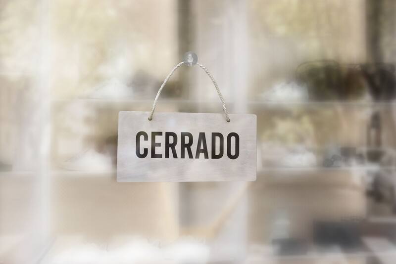 Las entidades permanecerán cerradas hasta el 19 de noviembre.