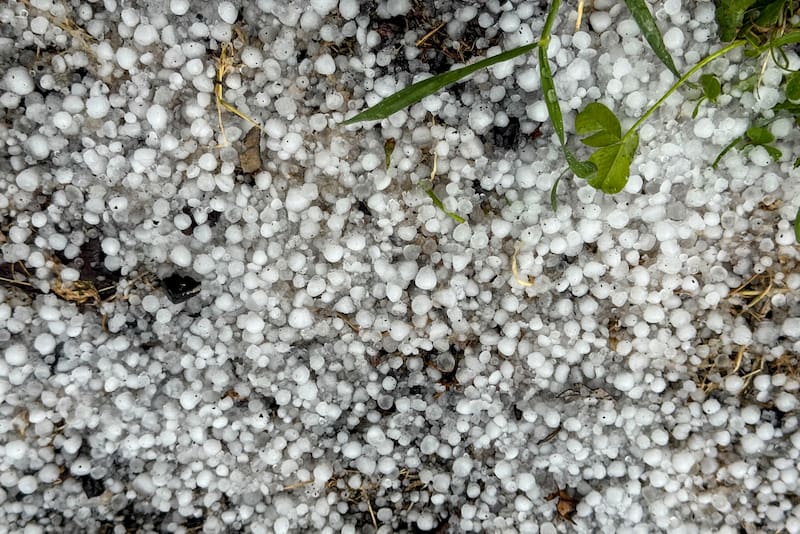 El granizo es más común en momentos cálidos. (Fuente: Archivo)