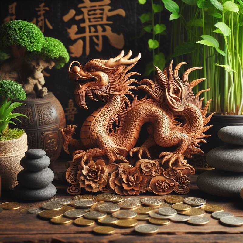 Dragón de Madera desde el 10 de febrero. Fuente: Bing AI.