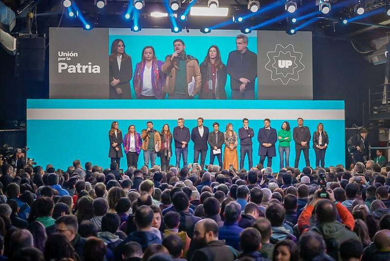 Juan Grabois fue el primero en hablar en el Complejo C y prometió su apoyo a Massa