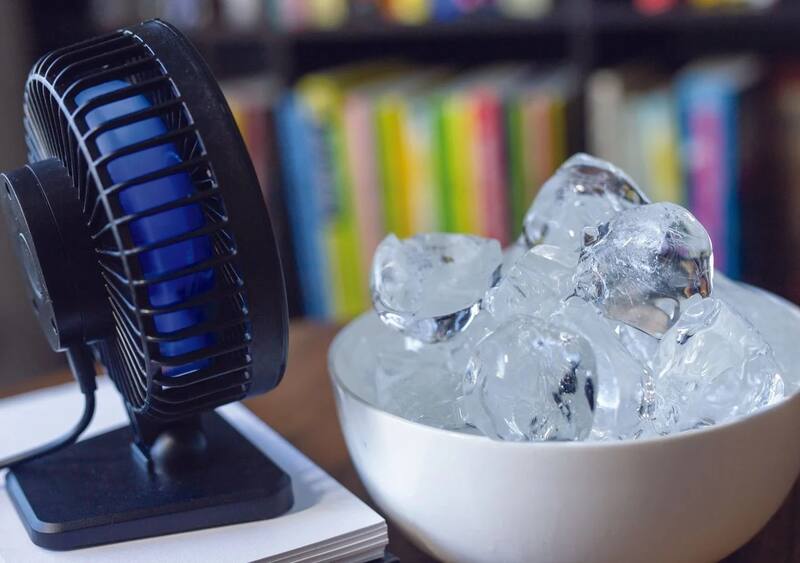 El truco del ventilador y loso cubos de hielo está probado, es viral y funciona... (Fuente: TikTok)