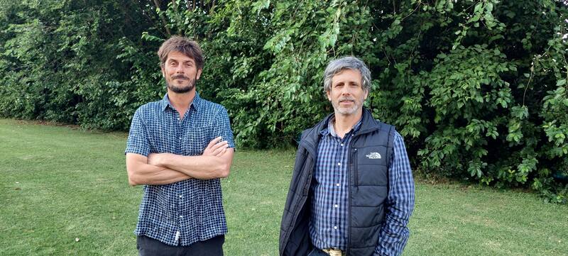 Agustín Benito y Pablo Maseda, los fundadores.