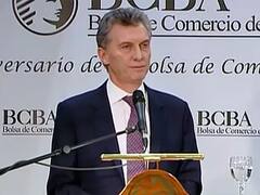 En la Bolsa, Macri avaló la creación de B&MA y llamó a adherirse al blanqueo
