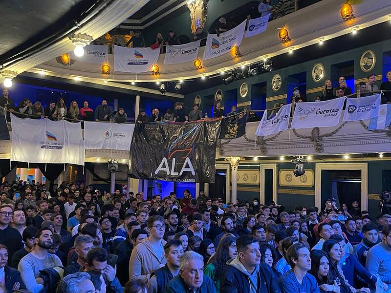 La convocatoria libertaria de hoy en Córdoba.