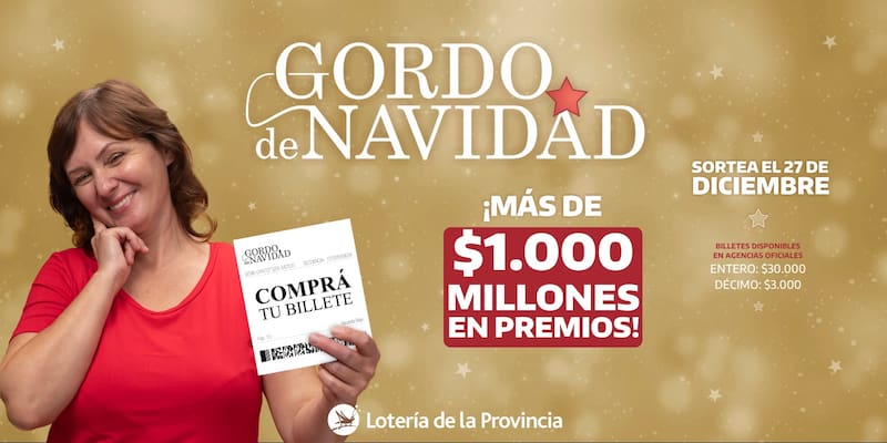 Los billetes ya están disponibles en agencias de Quiniela, con opciones desde 3000 pesos la fracción. (Foto: Lotería de la Provincia)