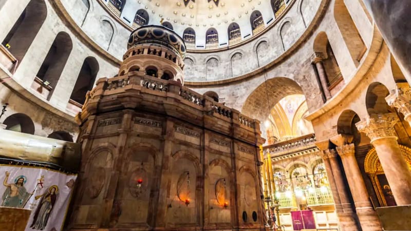 Según la tradición cristiana, la tumba de Jesús se encuentra en la Iglesia del Santo Sepulcro, en Jerusalén. Fuente: archivo.