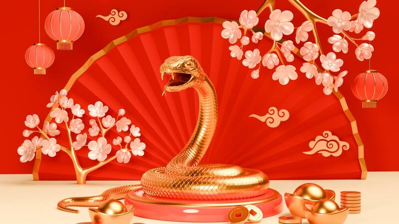 El 2025 es el Año de la Serpiente en el Horóscopo Chino.
