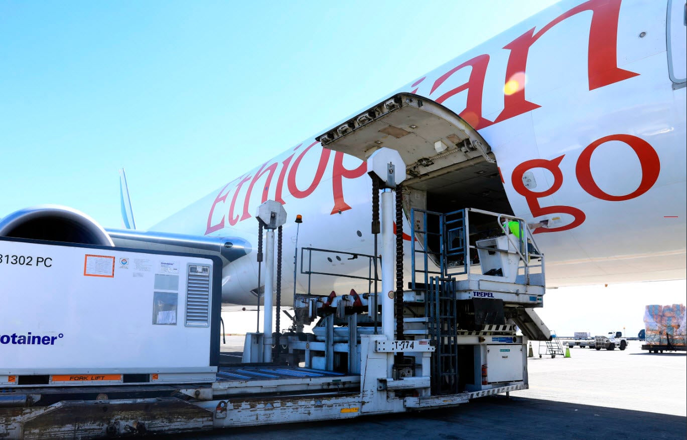 Cuánta capacidad de bodega gana el mercado argentino con la llegada de Ethiopian Airlines Cargo