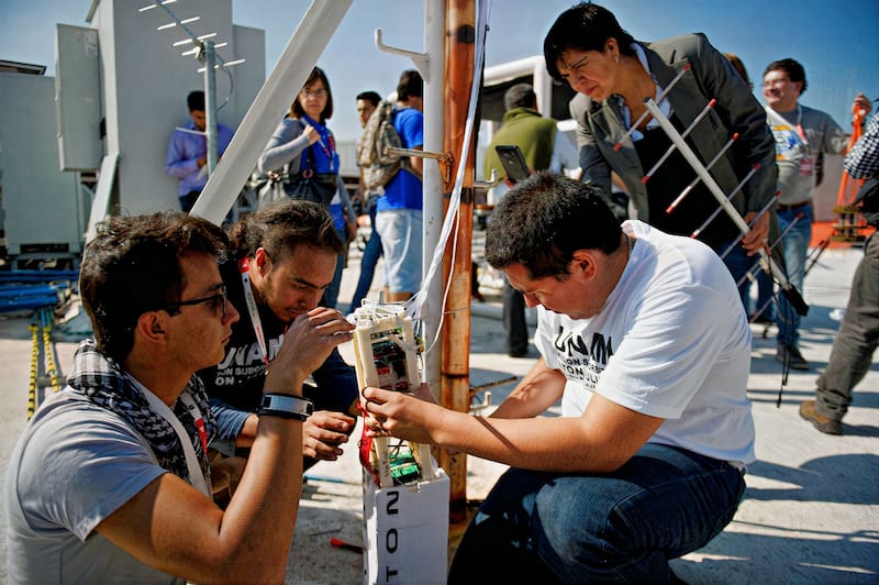 Científicos de la UNAM en el laboratorio. Fuente: UNAM
